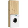 Meuble pour machine à laver AKORD FIN Chêne Artisan 64 cm 2 portes 4 é...