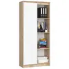 Bibliothèque de bureau - AKORD - R80 - Chêne Sonoma - 8 étagères - 80x...
