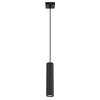 Suspension Aluminium Noir GU10 1 Karbon