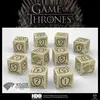 Q Workshop Game of Thrones. Stark 10xD6 Dice Set.