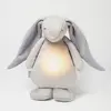 Moonie knuffel met licht en geluid konijn Silver