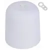 Rosace de masquage BLANCHE Cache plafond pour la lampe.