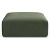 Maison Heritage, Tabouret, Pouf Velours, "Talia", 1 Place, Vert, 90x90...