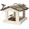 KOTARBAU® Vogelhuisje, vogelvoederhuisje, om op te hangen, wit, inclus...