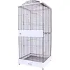 Volière Skyline Loretto XL pour perruche et canari - L 78 x l 75 x H 175 cm