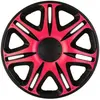 J-Tec Jeu d'enjoliveurs Nascar 13-inch - noir/rose