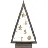 BOGATECO houten kerstboom met LED 52cm hoog | Inclusief houten decorat...