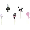 PartyDeco Cupcake Toppers Halloween pk/6