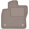 Tapis conducteur beige pour : Skoda Kodiaq 7 places (2016-)