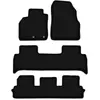 WIELGANIZATOR Tapis de sol en velours noir BASIC pour Renault Grand Sc...