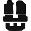 Tapis de sol en velours noir BASIC pour Toyota Corolla Verso II 7 pers...