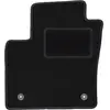 Tapis conducteur noir pour : Toyota C-HR Hybrid crossover (2016-)