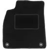 Tapis conducteur noir pour : Audi A6 C7 berline, break, avant (2011-20...