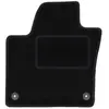 Tapis conducteur noir pour minivan Volkswagen Sharan II (2010-)