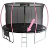 Housse à ressorts - LEAN SPORT - 10694-uniw - Noir et rose - Trampolin...