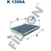Filtron Filtre d'air intérieur K1306A