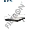 Filtre air intérieur - Filtron k1174