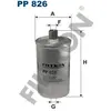 Filtron Filtre à carburant, pp826