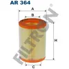 FILTRON AR364 Compartiments Moteur