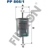 Filtron Filtre à carburant, pp866/1