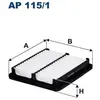 Filtre À Air Ap1151 Filtron