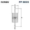 Filtron Filtre à carburant pour FORD: Ecosport (Ref: PP 865/6)