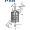 Filtron Filtre à carburant, pp836/6