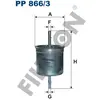 Filtron Filtre à carburant, pp866/3