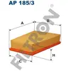 Filtron Filtre à air, AP185/3