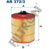 Filtron Filtre à air, ar372/3