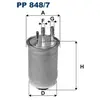 Filtron Filtre à carburant pour FORD: Connect (Ref: PP 848/7)