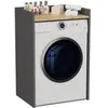 Armoire de salle de bain pour machine à laver, sur pied durable avec é...