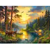 Castorland puzzel Sonnenuntergang am Forest River - 3000 stukjes.
