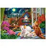 Puzzle 1500 pièces Castorland - Chatons sur le toit