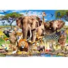 Puzzle 1500 pièces Castorland - Animaux de la Savane