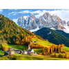 Castorland Kirche von St. Magdalena, Dolomiten (Puzzle): Church of St. Magdalena, Dolomites