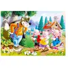 CASTORLAND Puzzle 60 pièces : Les trois petits cochons
