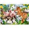 Castorland Farm Friends, puzzle de 60 pièces (60 pièces)
