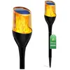 Lampe solaire de jardin à LED effet flamme pour extérieur IGNIS