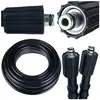 ROSFIX Tuyau haute pression 15m M22-M22, axe 14mm pour nettoyeur haute pression Kärcher