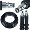 ROSFIX Tuyau haute pression Quick Connect de 15 m pour nettoyeur haute pression AR Blue Clean / Michelin / Black Decker / Mac Allister / Makita / Stanley