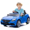 SUN BABY Voiture électrique pour enfant Mercedes BENZ SLC300 Cabrio Bleu