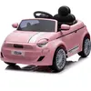 SUN BABY Voiture électrique pour enfant Fiat 500 Rose