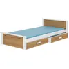 ADRK Furniture, Lit pour enfant, Lit avec matelas ALDEX 200x90