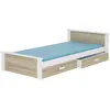 ADRK Furniture, Lit pour enfant, Lit avec matelas ALDEX 200x90 (90 x 2...