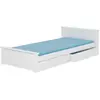 ADRK Furniture, Lit pour enfant, Lit avec matelas ALDEX 200x90 (200cm ...