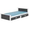 ADRK Furniture, Lit pour enfant, Lit ALDEX 200x90 (200cm x 90cm)