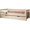ADRK Furniture, Lit pour enfant, Lit d'enfant Flora