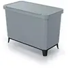 Système de tri de recyclage 3x10L couleur grise KEDEN