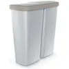 Poubelle avec 2 couvercles indépendants de 50L KEDEN